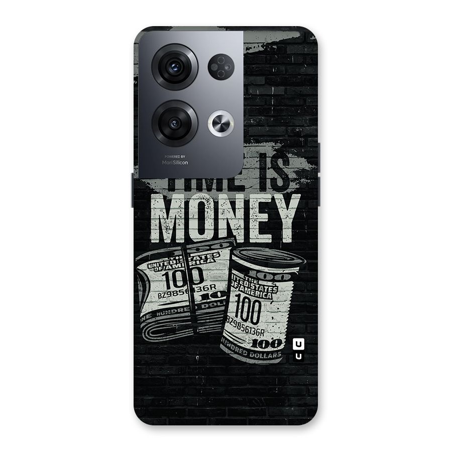 Time Is Money Back Case for Oppo Reno8 Pro 5G