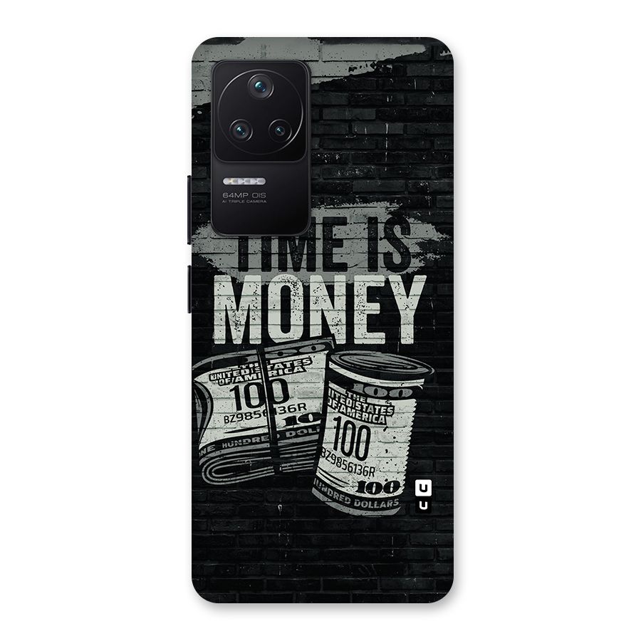 Time Is Money Back Case for Poco F4 5G