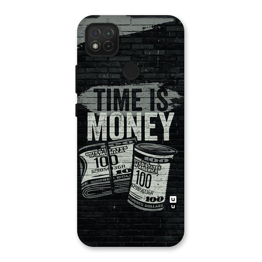 Time Is Money Back Case for Redmi 9 Activ