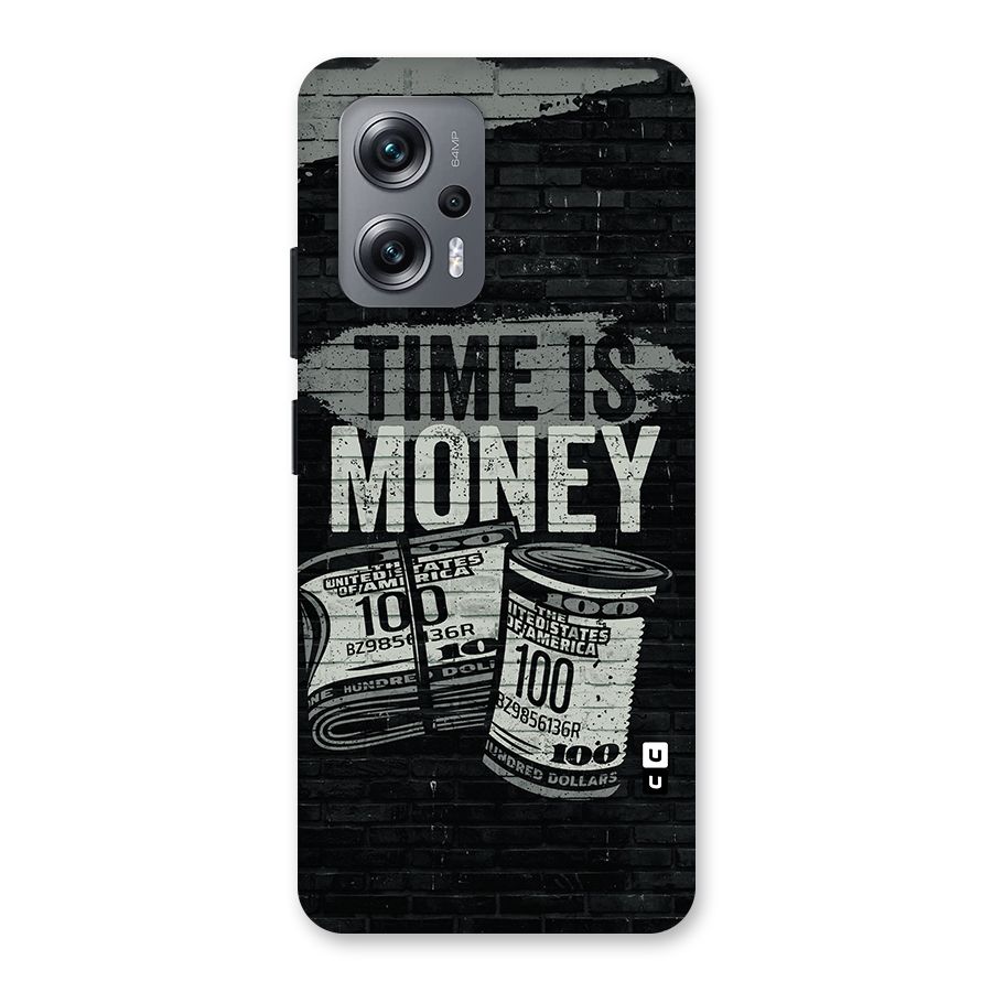 Time Is Money Back Case for Redmi K50i