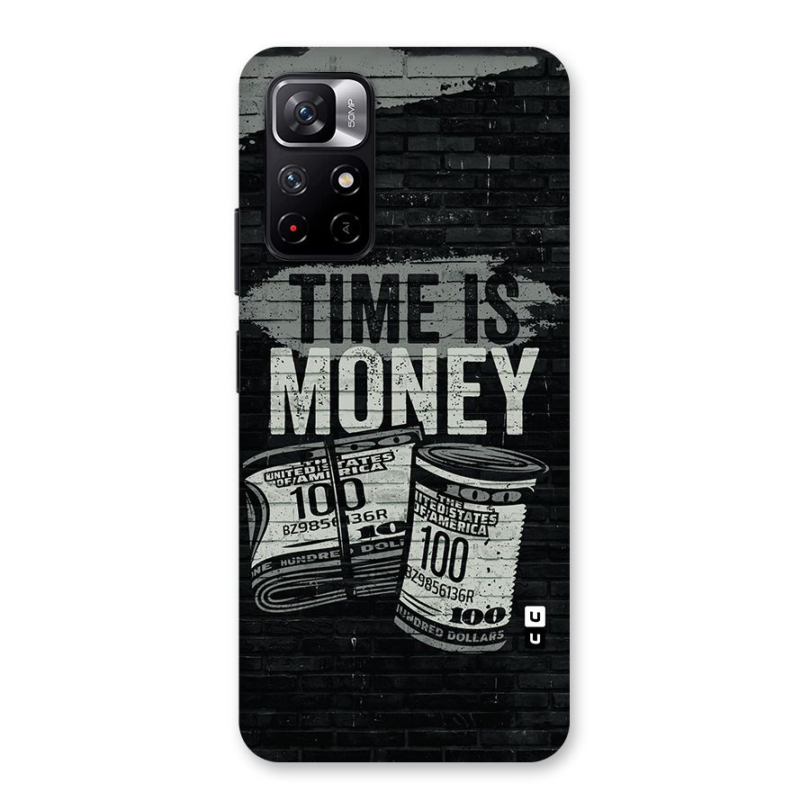 Time Is Money Back Case for Redmi Note 11T 5G