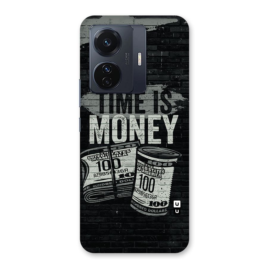 Time Is Money Back Case for Vivo T1 Pro