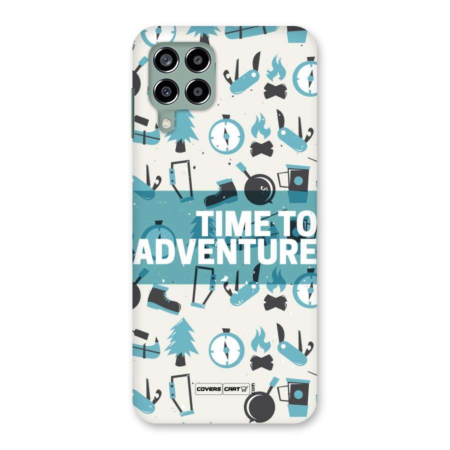 Time To Adventure Blazing Blue Back Case for Galaxy M33