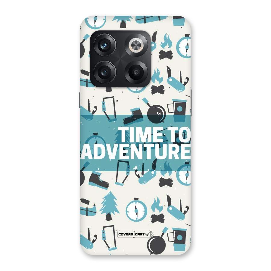 Time To Adventure Blazing Blue Back Case for OnePlus 10T