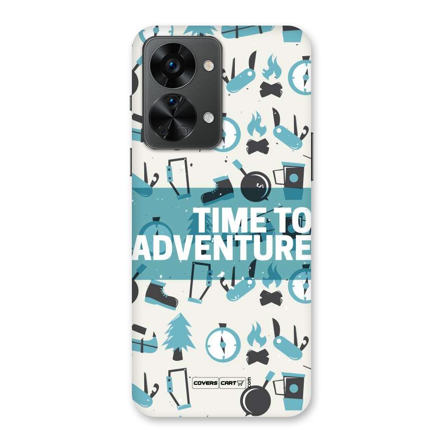 Time To Adventure Blazing Blue Back Case for OnePlus Nord 2T