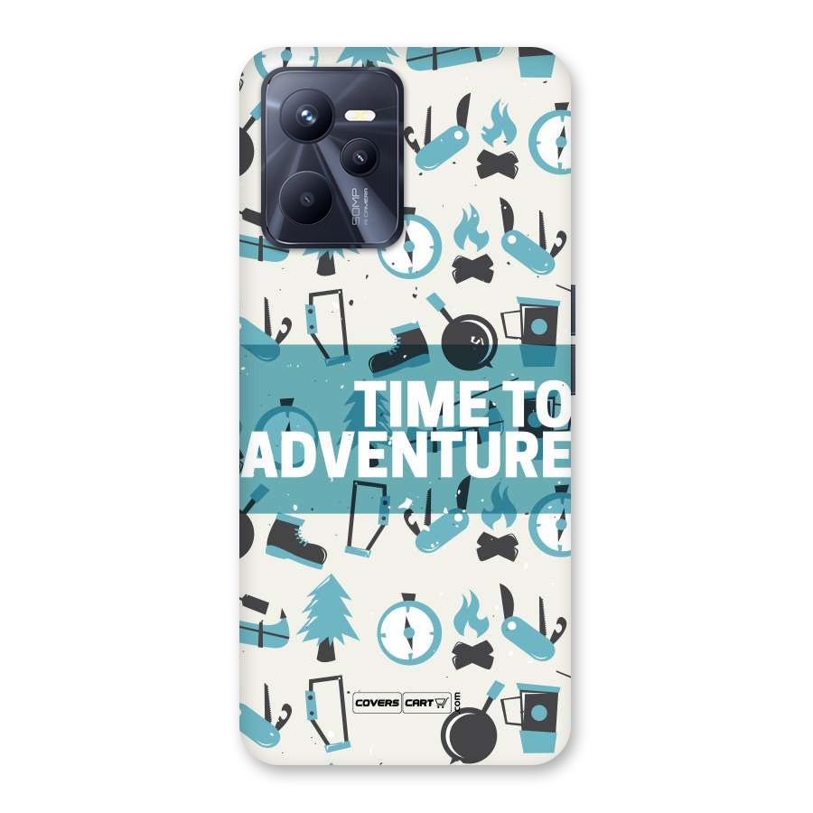 Time To Adventure Blazing Blue Back Case for Realme C35