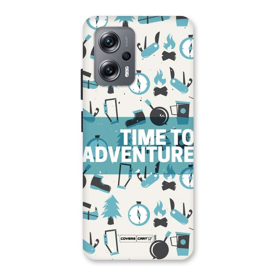 Time To Adventure Blazing Blue Back Case for Redmi K50i