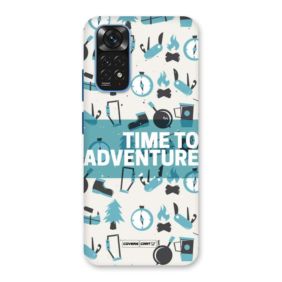 Time To Adventure Blazing Blue Back Case for Redmi Note 11S