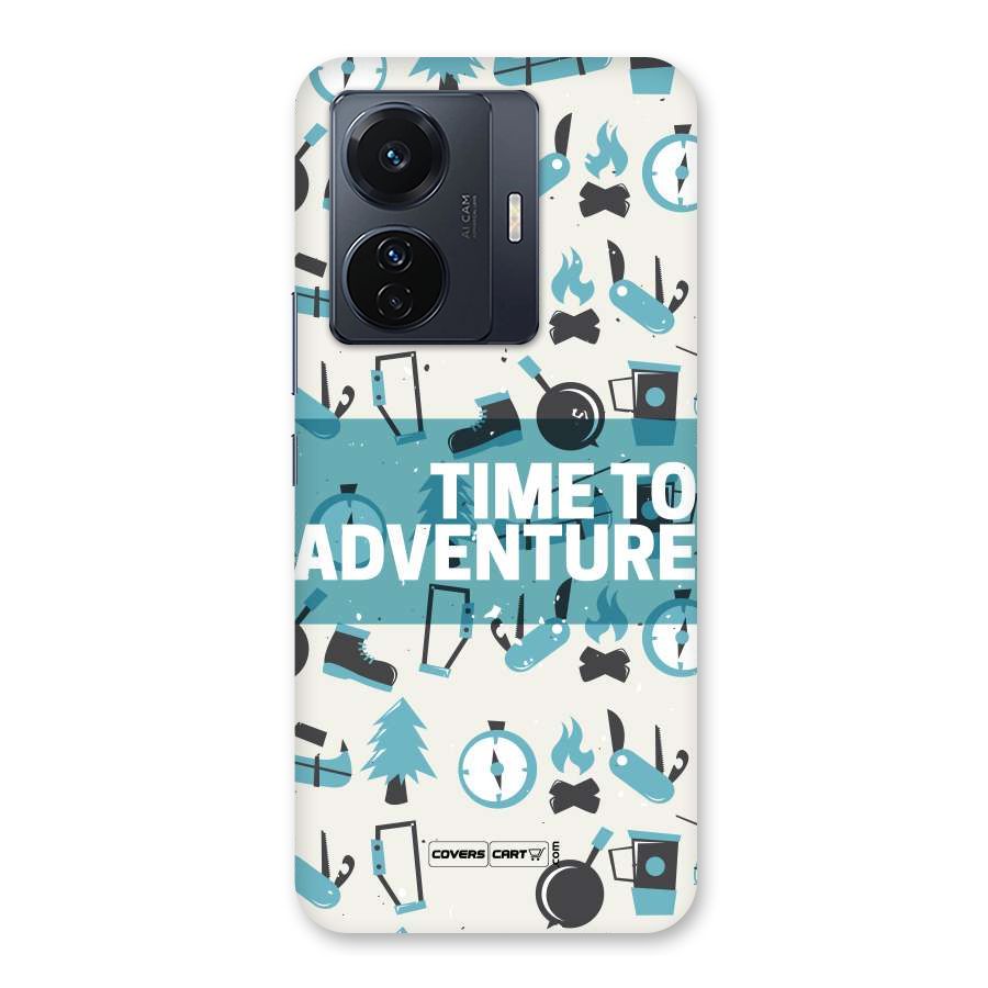 Time To Adventure Blazing Blue Back Case for Vivo T1 Pro
