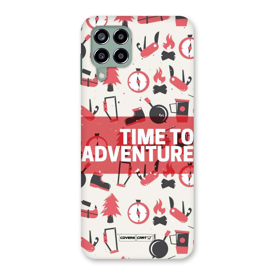 Time To Adventure Radiant Red Back Case for Galaxy M33