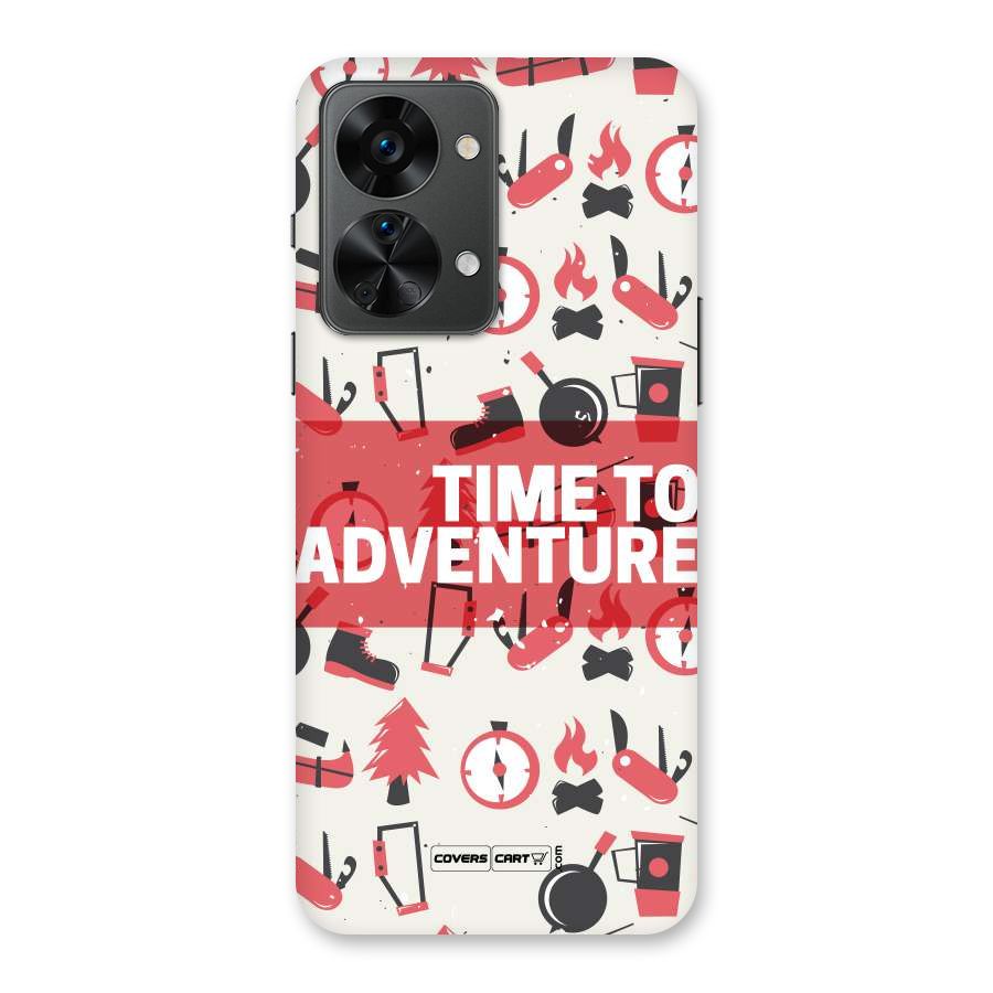 Time To Adventure Radiant Red Back Case for OnePlus Nord 2T