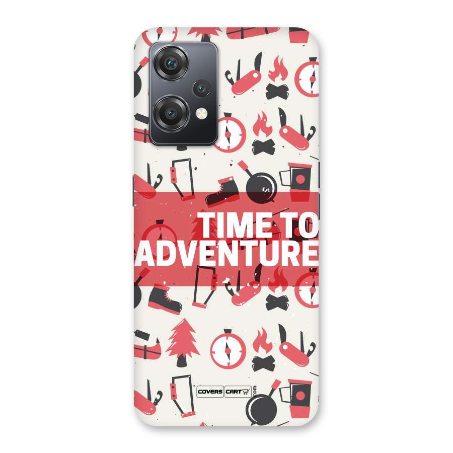 Time To Adventure Radiant Red Back Case for OnePlus Nord CE 2 Lite 5G