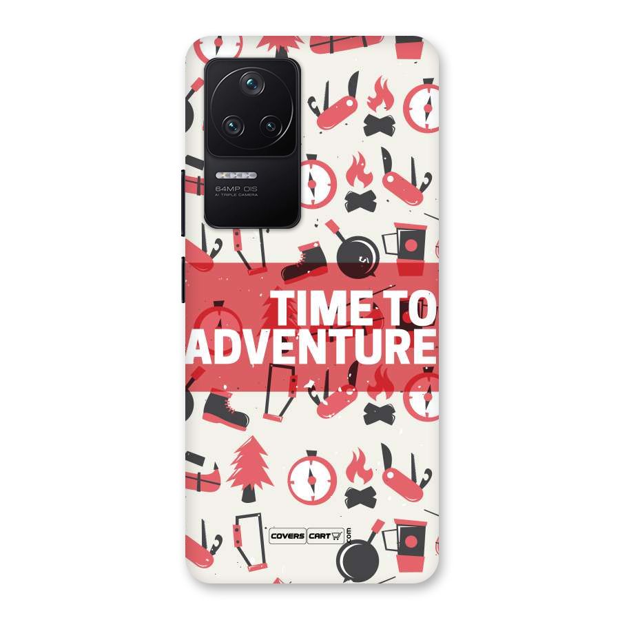 Time To Adventure Radiant Red Back Case for Poco F4 5G