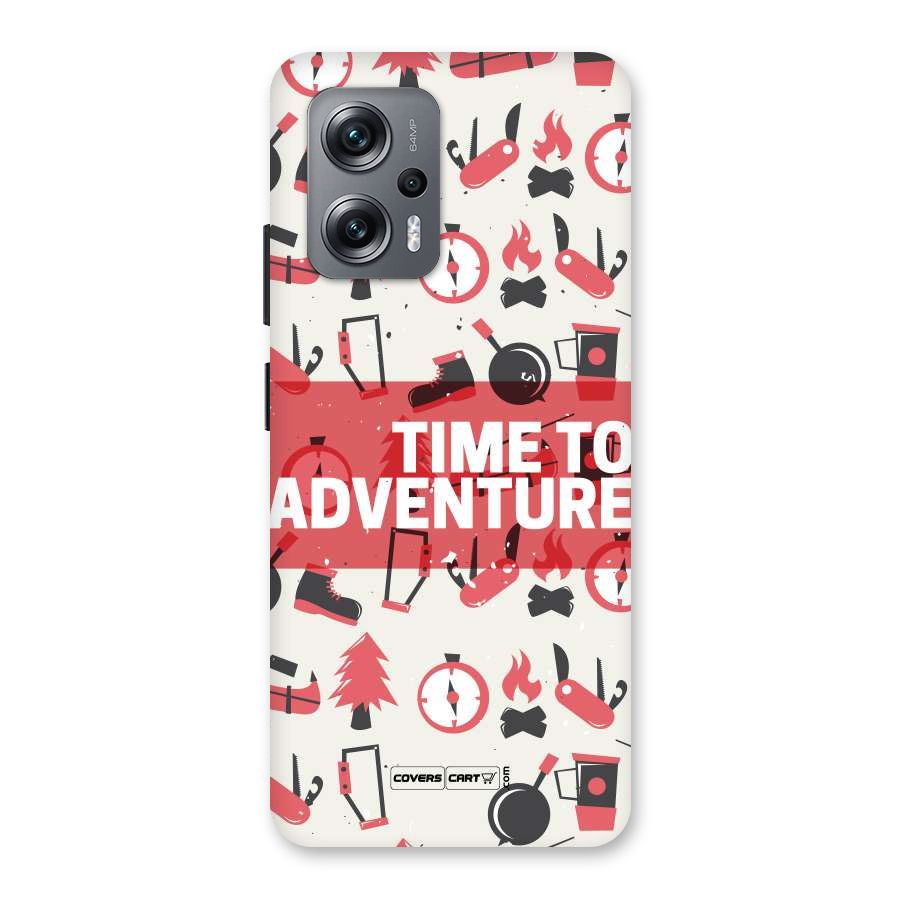Time To Adventure Radiant Red Back Case for Redmi K50i