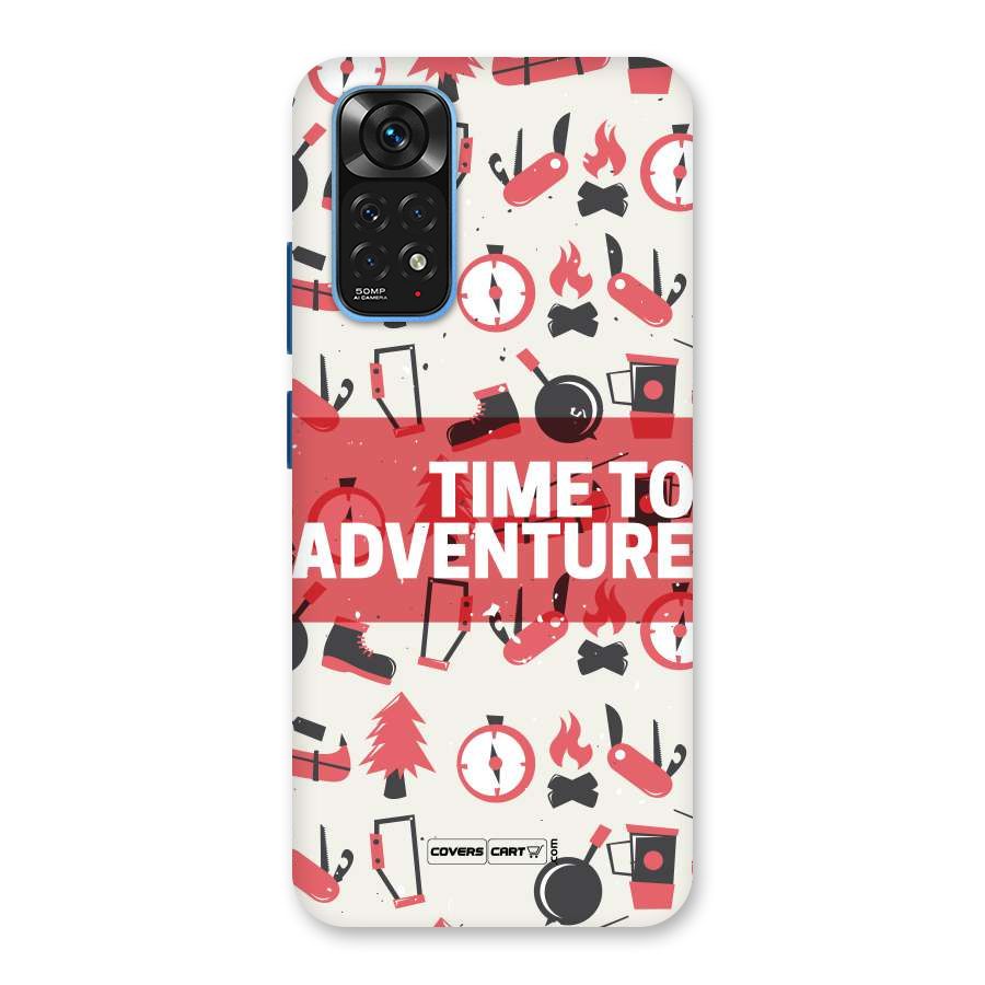 Time To Adventure Radiant Red Back Case for Redmi Note 11S