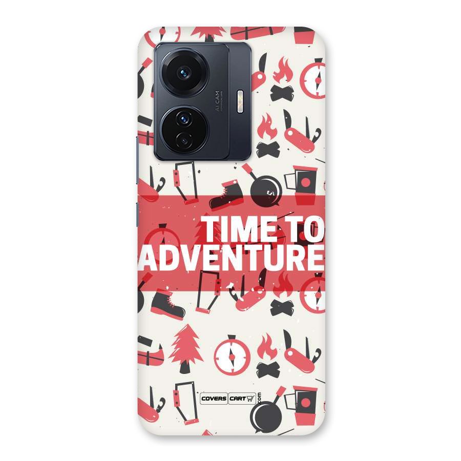 Time To Adventure Radiant Red Back Case for Vivo T1 Pro