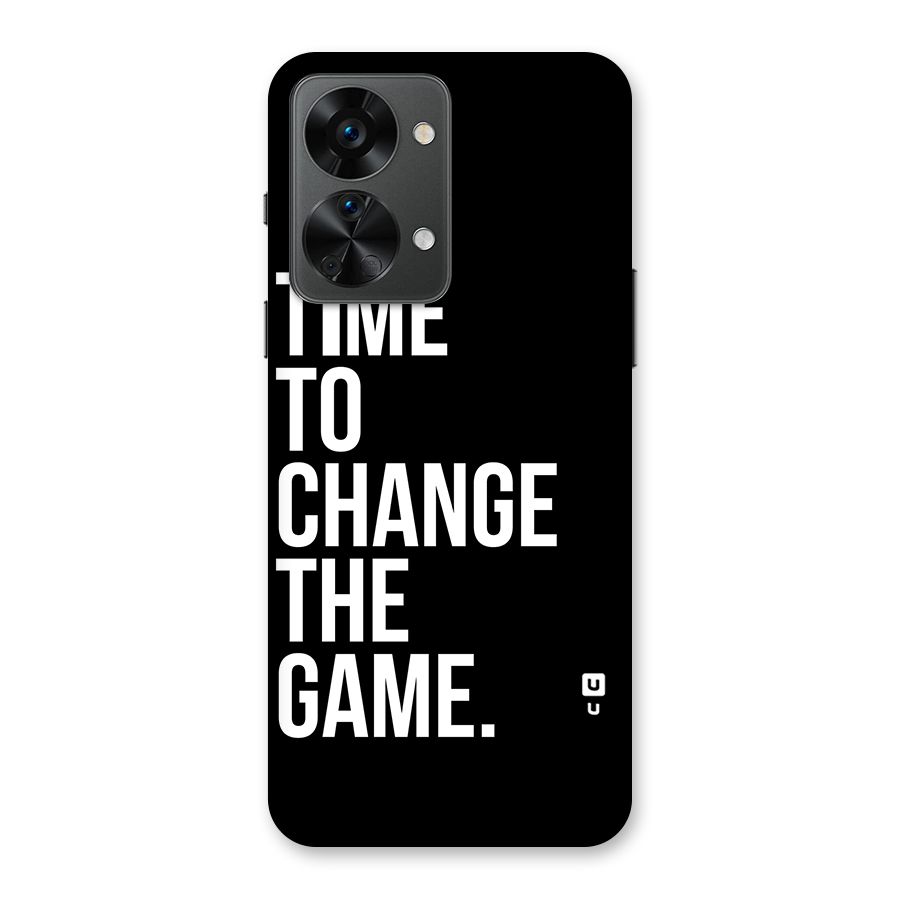 Time to Change the Game Back Case for OnePlus Nord 2T