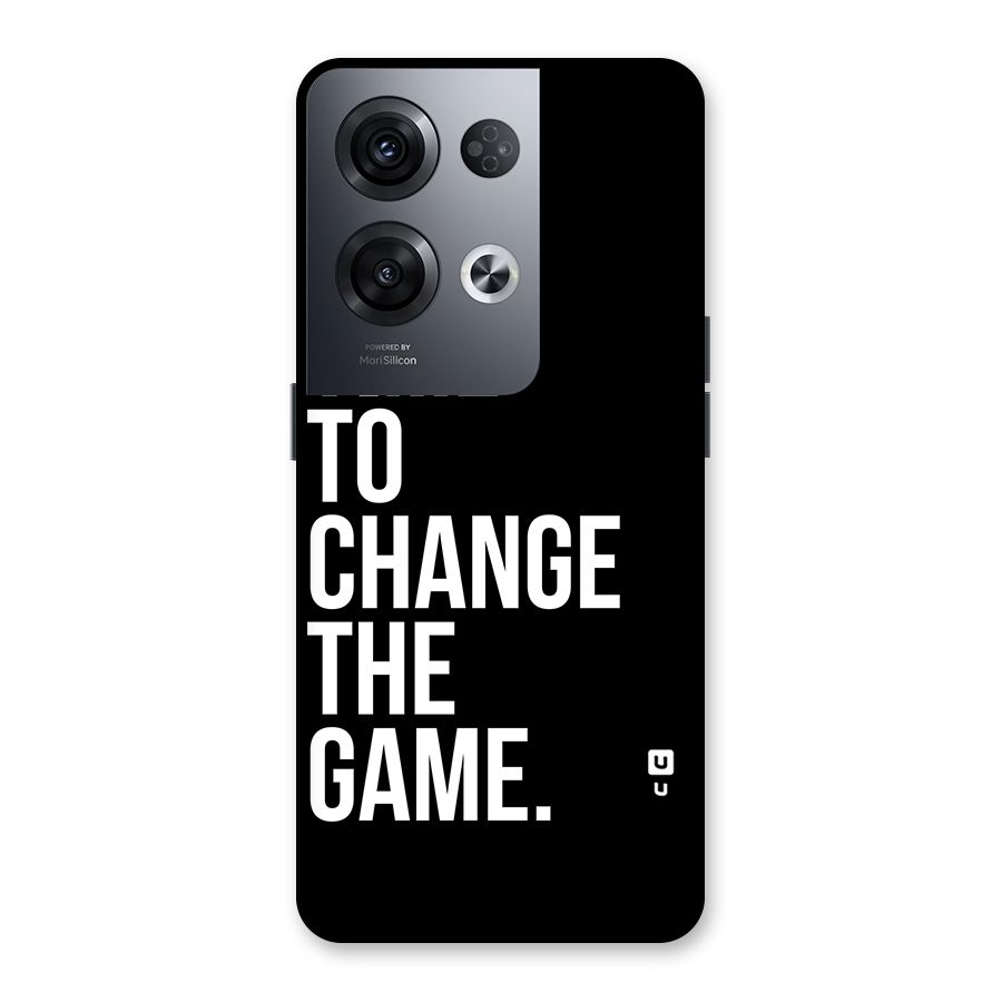 Time to Change the Game Back Case for Oppo Reno8 Pro 5G