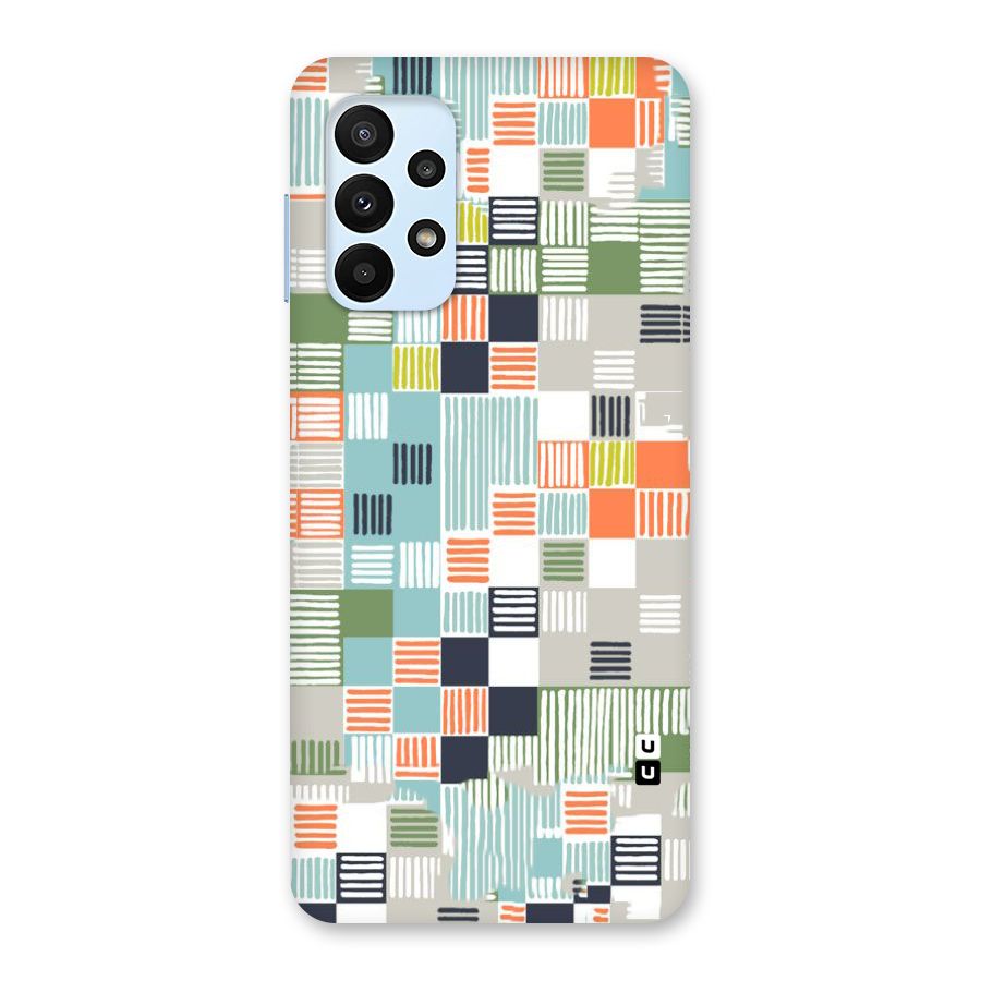 Tiny Boxes Stripes Back Case for Galaxy A23