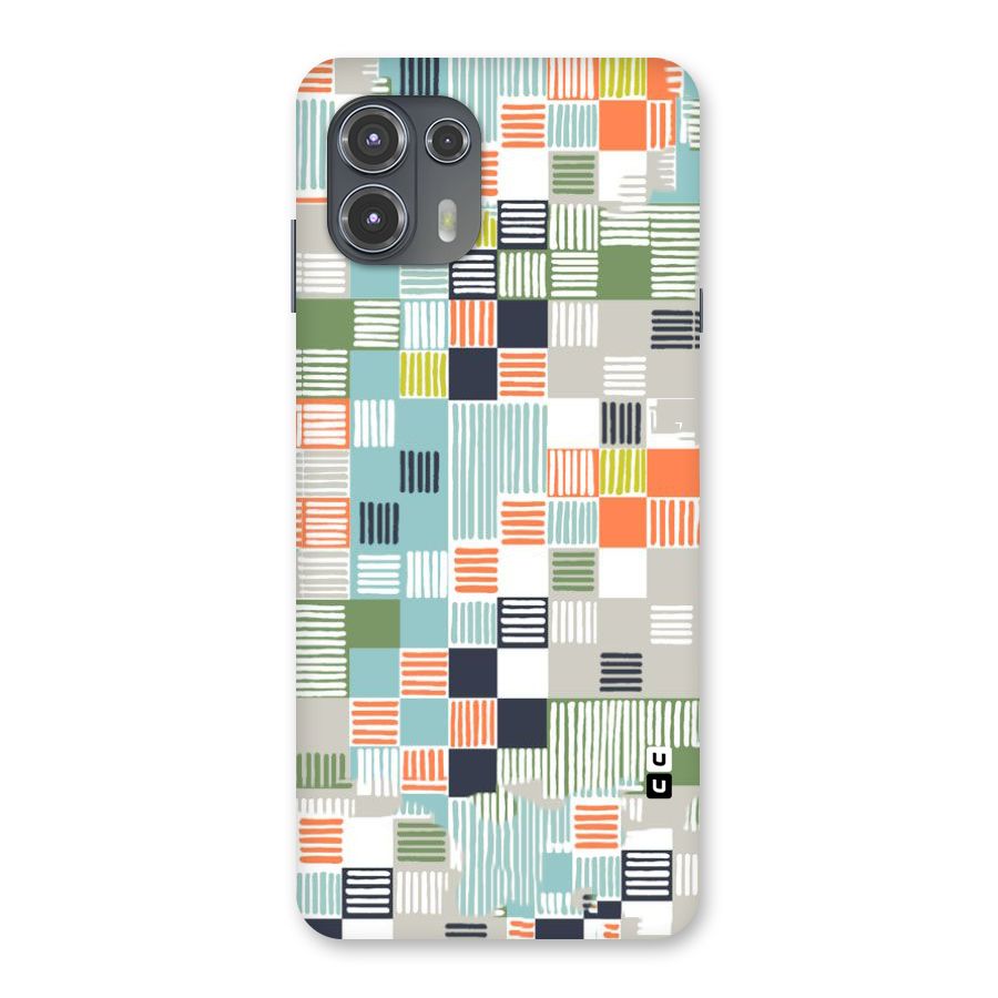 Tiny Boxes Stripes Back Case for Motorola Edge 20 Fusion