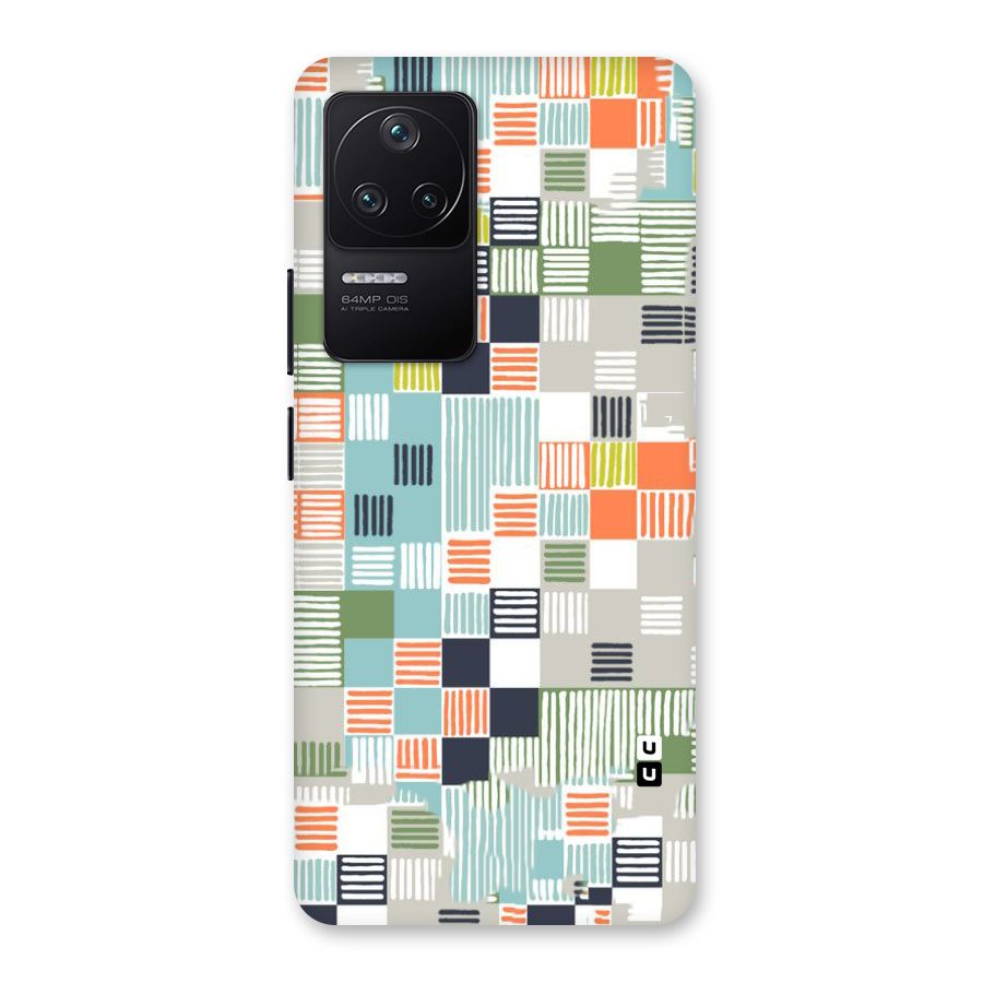 Tiny Boxes Stripes Back Case for Poco F4 5G