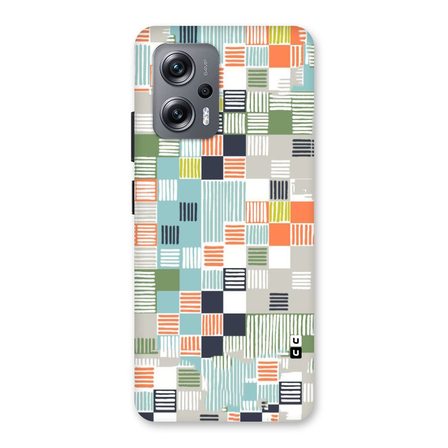 Tiny Boxes Stripes Back Case for Redmi K50i
