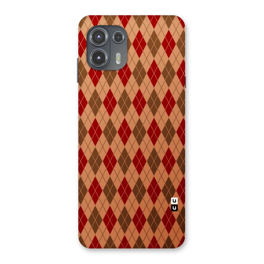 Tiny Checks Diamond Back Case for Motorola Edge 20 Fusion