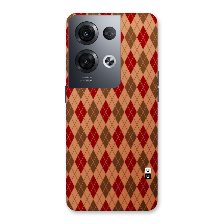 Tiny Checks Diamond Back Case for Oppo Reno8 Pro 5G