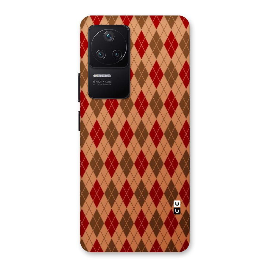 Tiny Checks Diamond Back Case for Poco F4 5G
