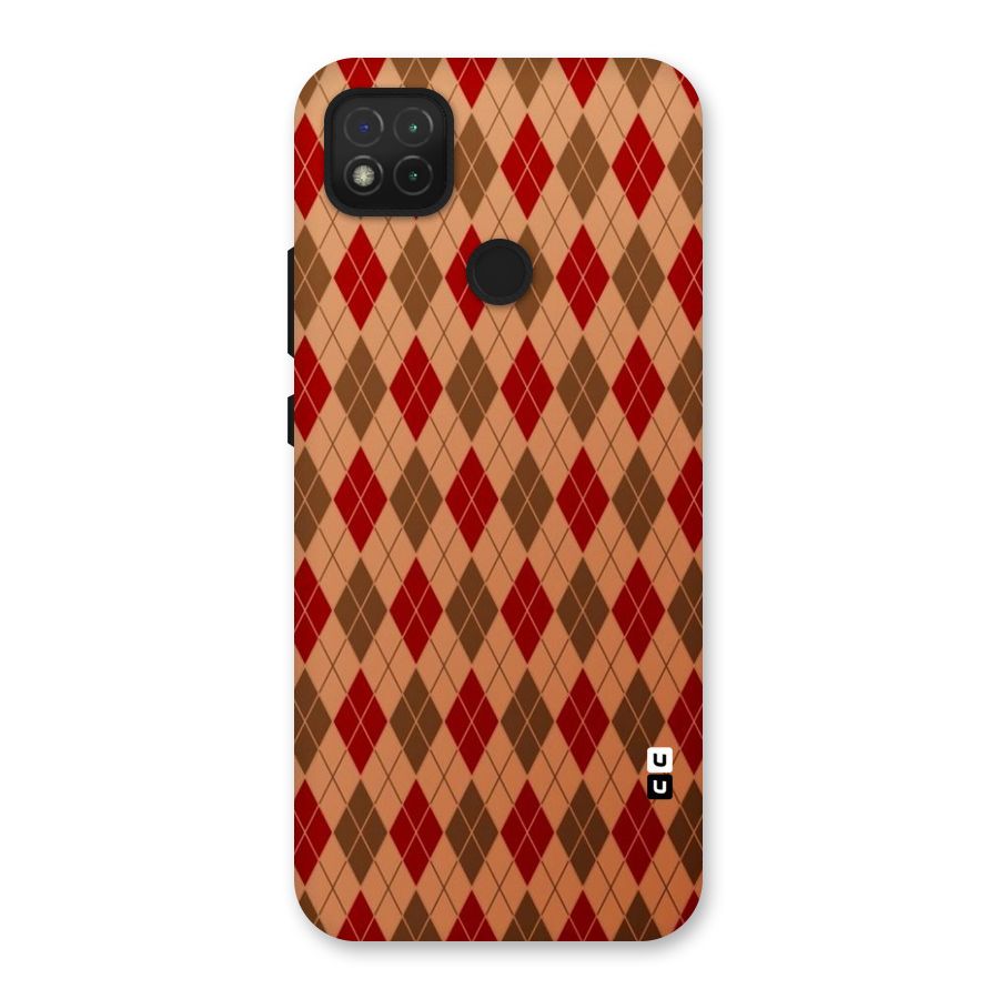 Tiny Checks Diamond Back Case for Redmi 9 Activ