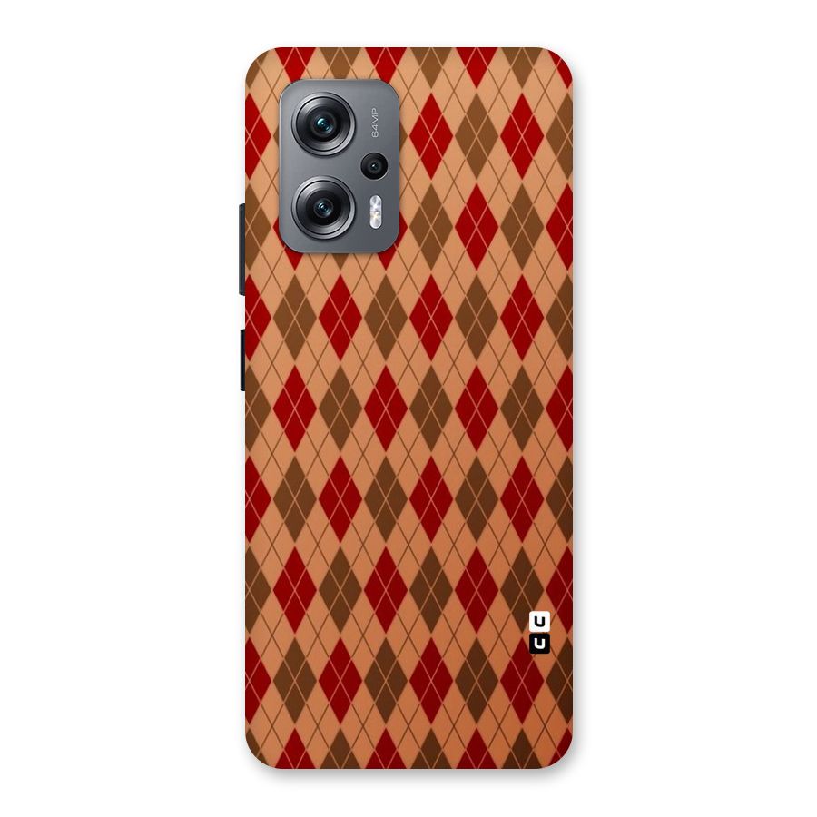 Tiny Checks Diamond Back Case for Redmi K50i