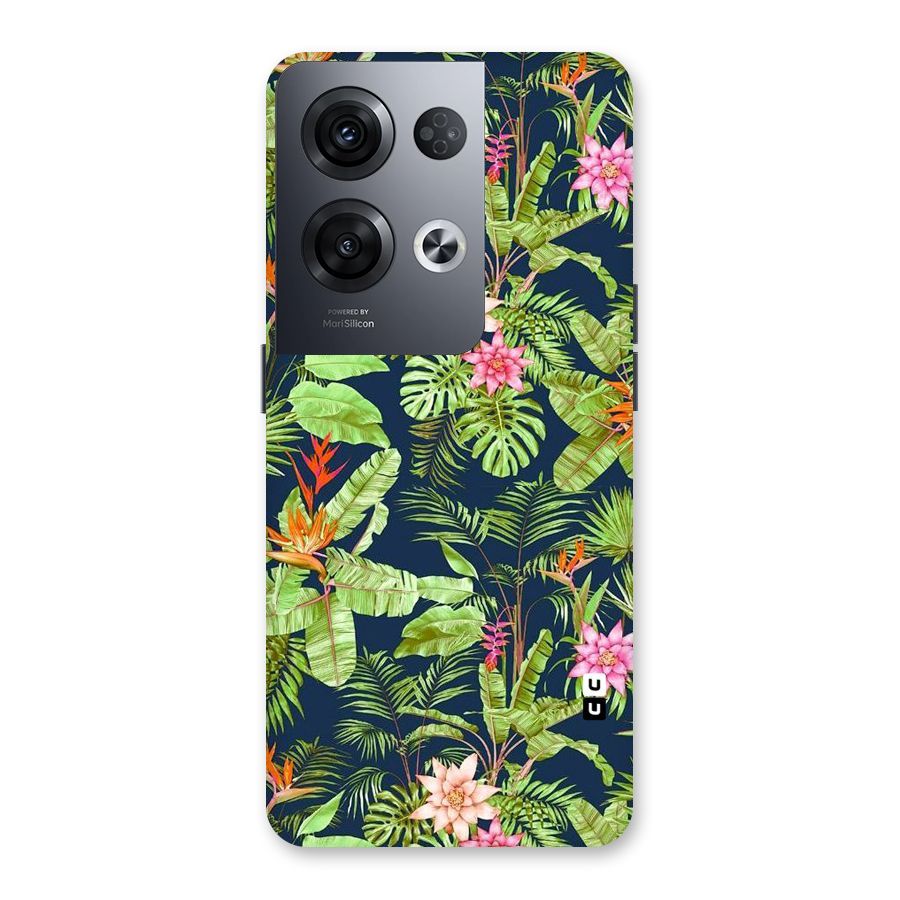 Tiny Flower Leaves Back Case for Oppo Reno8 Pro 5G