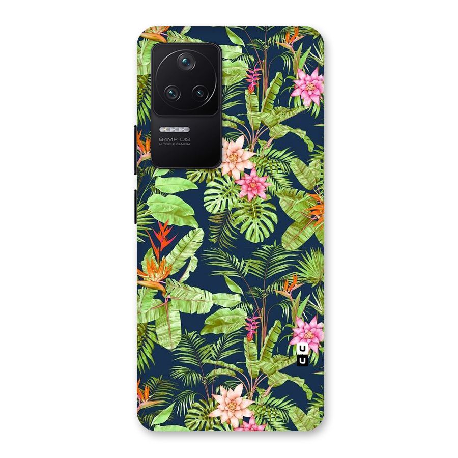 Tiny Flower Leaves Back Case for Poco F4 5G