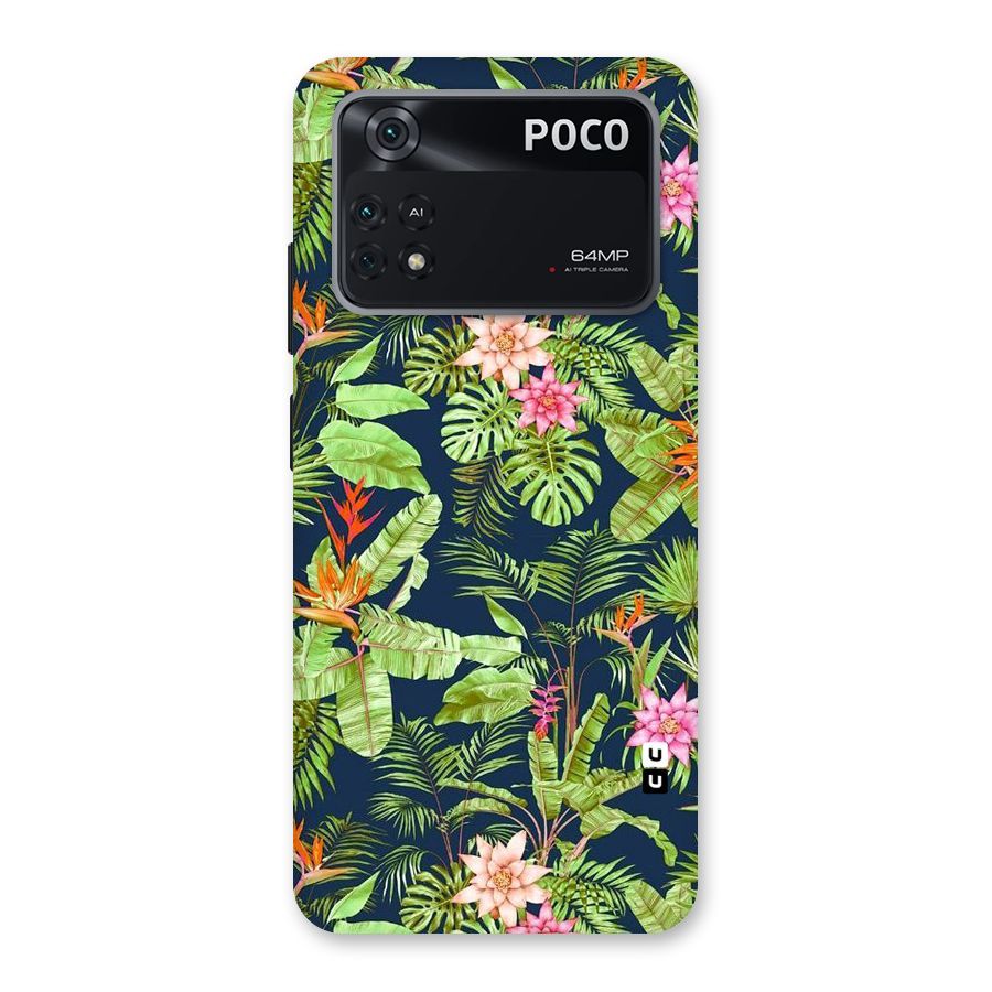 Tiny Flower Leaves Back Case for Poco M4 Pro 4G