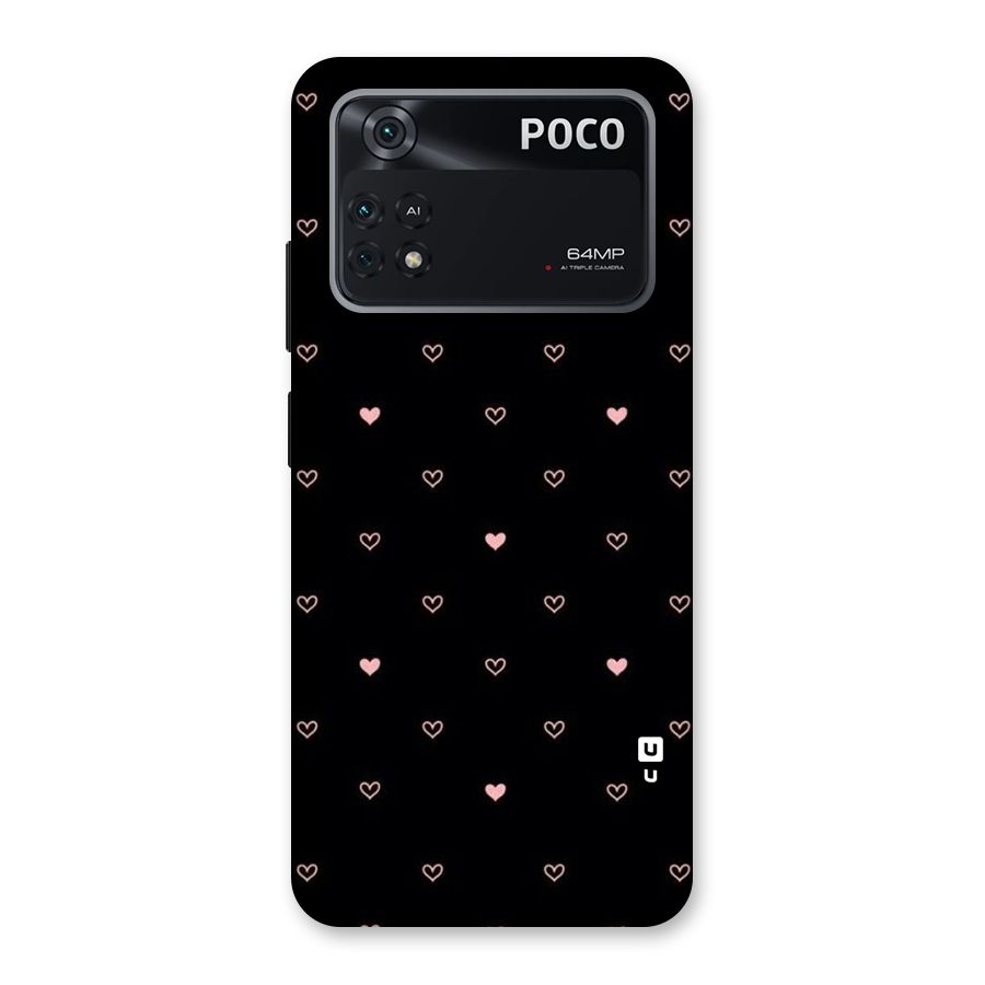 Tiny Little Pink Pattern Back Case for Poco M4 Pro 4G