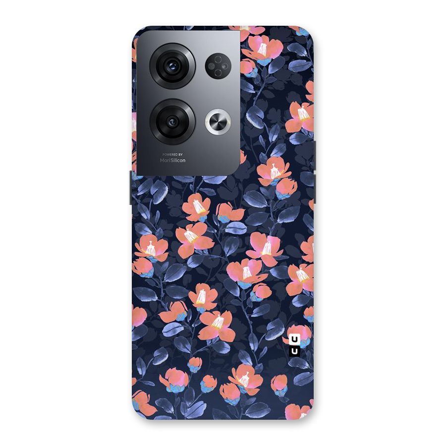Tiny Peach Flowers Back Case for Oppo Reno8 Pro 5G