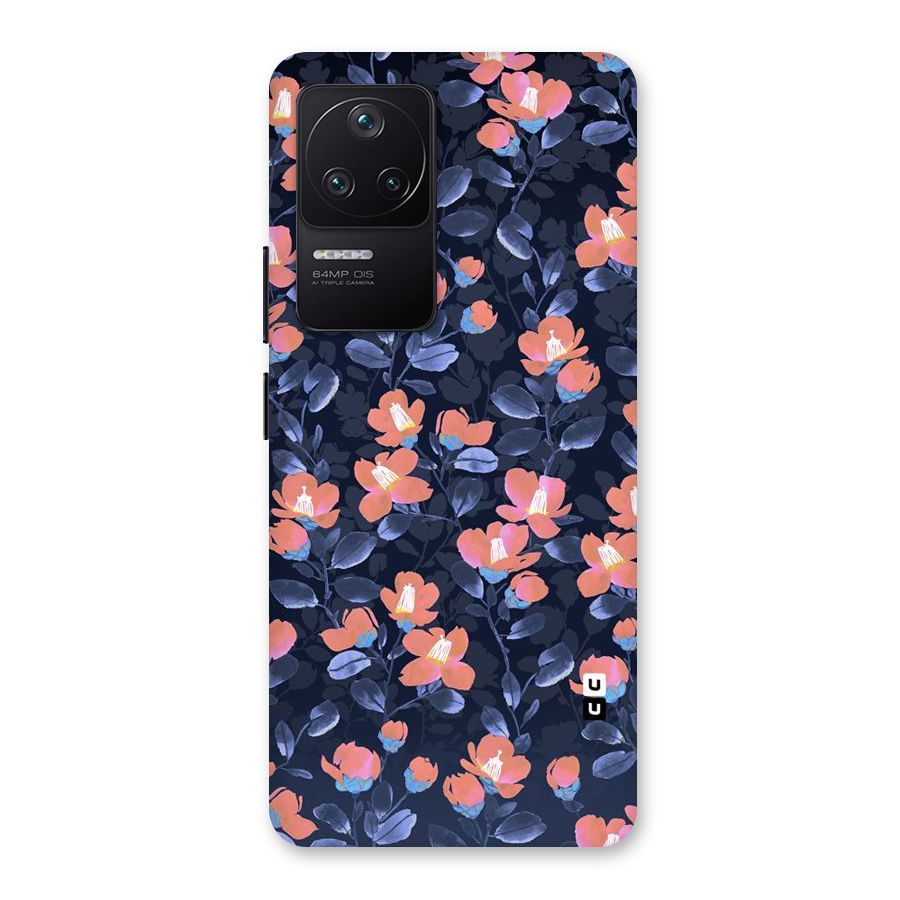 Tiny Peach Flowers Back Case for Poco F4 5G