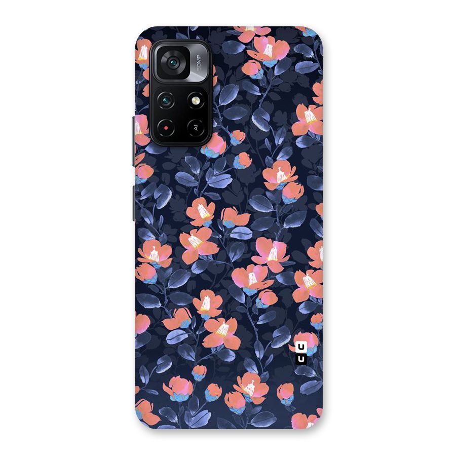 Tiny Peach Flowers Back Case for Poco M4 Pro 5G
