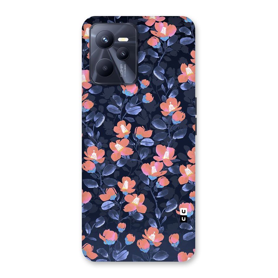 Tiny Peach Flowers Back Case for Realme C35