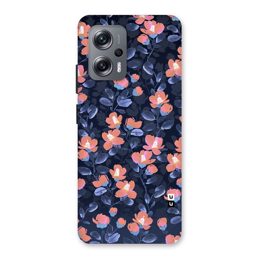 Tiny Peach Flowers Back Case for Redmi K50i