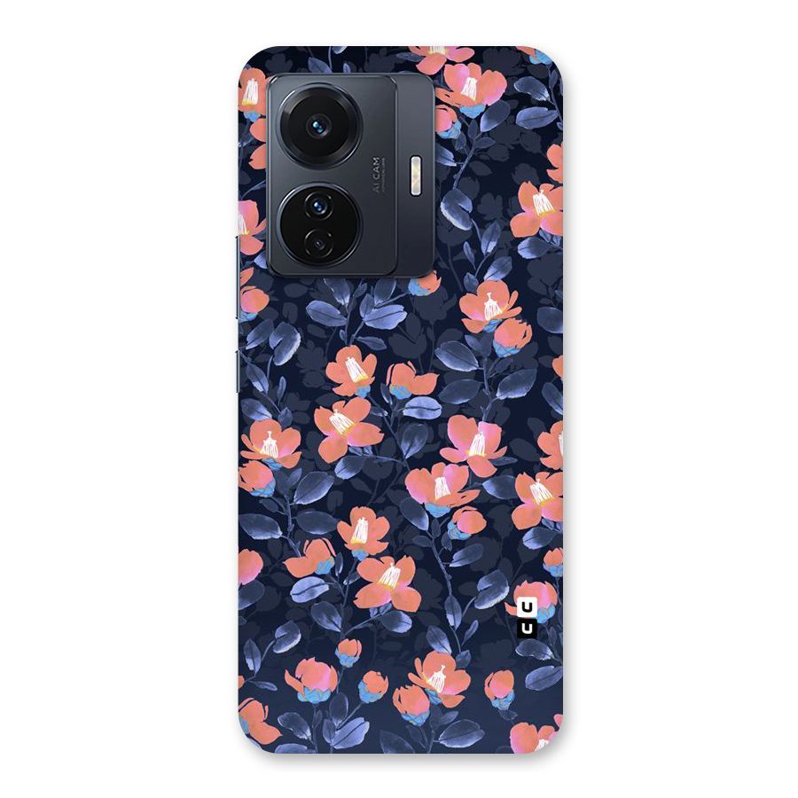 Tiny Peach Flowers Back Case for Vivo T1 Pro