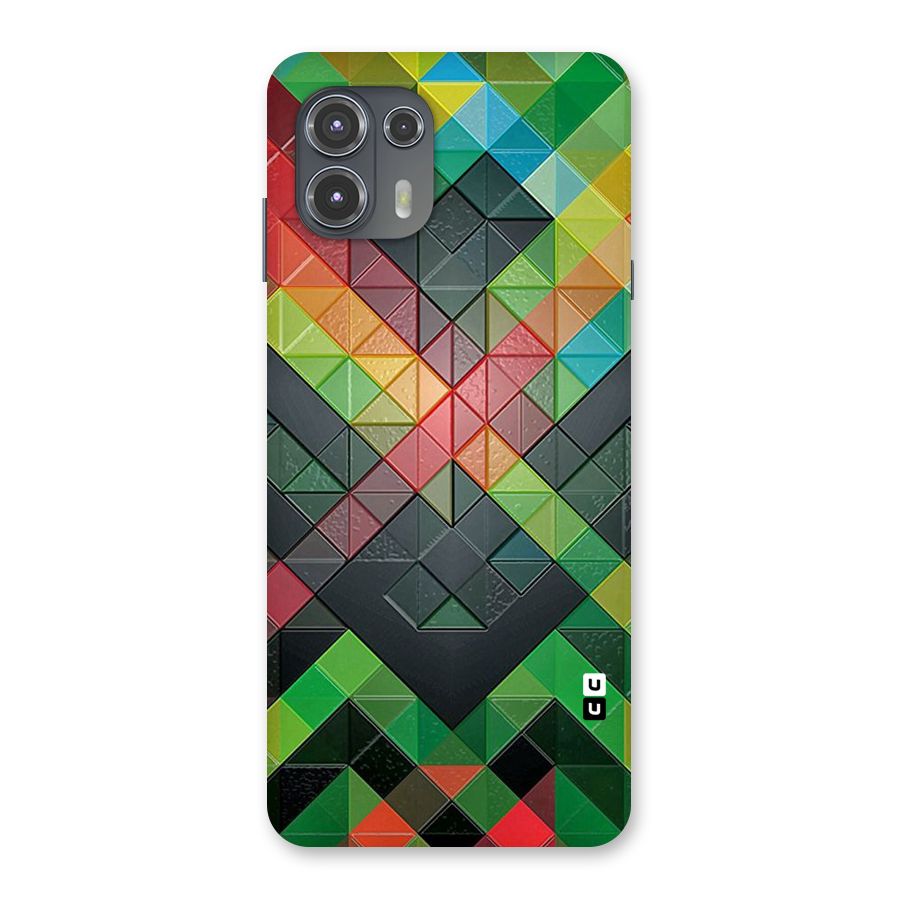 Too Much Colors Pattern Back Case for Motorola Edge 20 Fusion