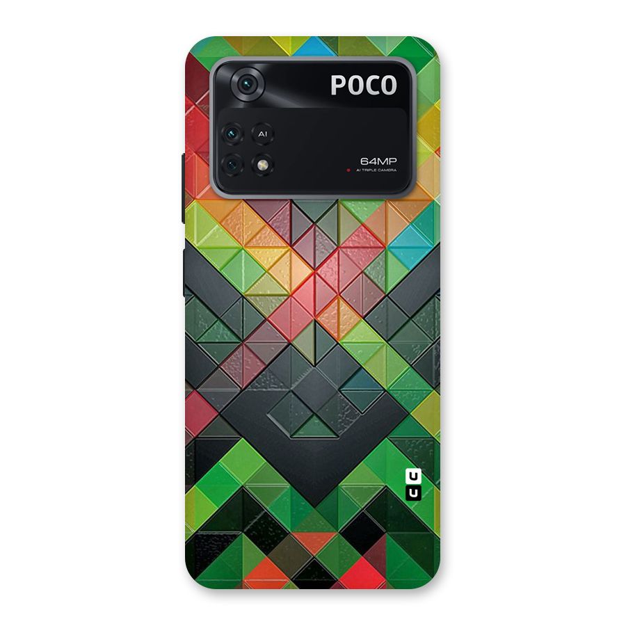 Too Much Colors Pattern Back Case for Poco M4 Pro 4G