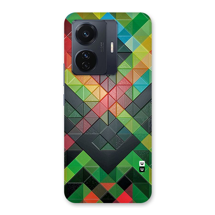 Too Much Colors Pattern Back Case for Vivo T1 Pro