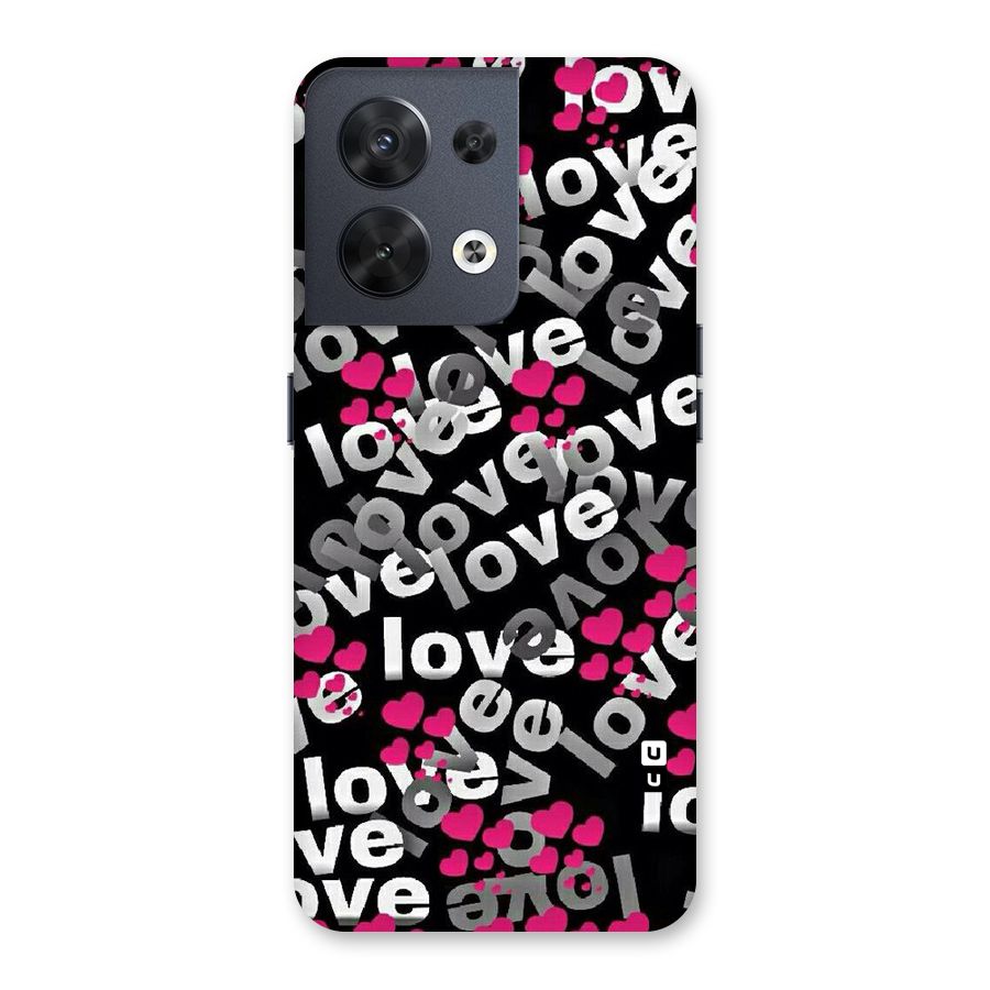 Too Much Love Back Case for Oppo Reno8 5G