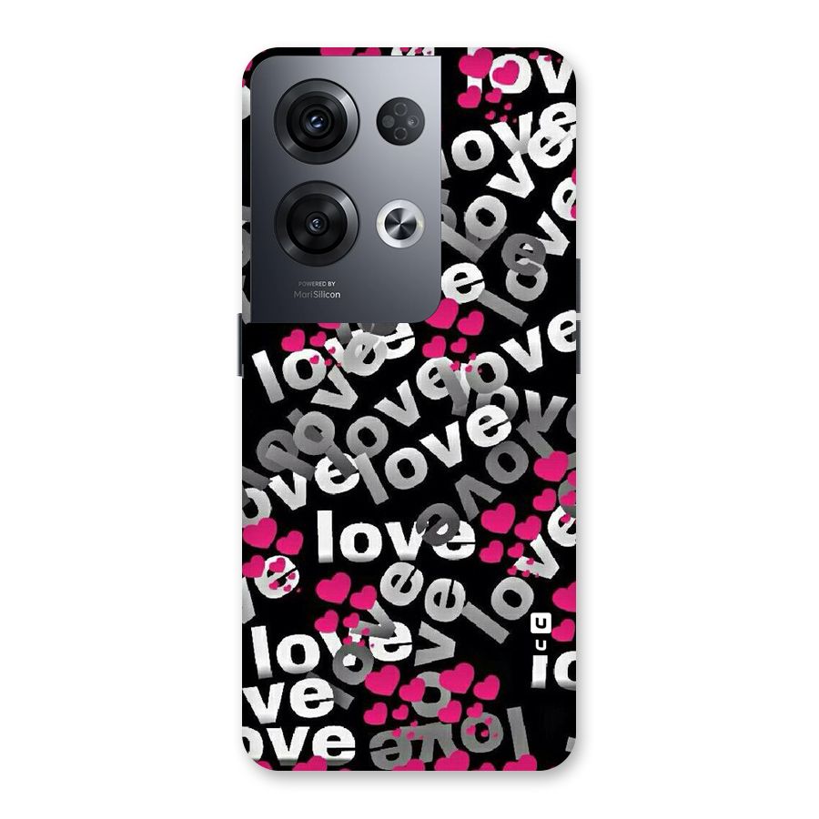 Too Much Love Back Case for Oppo Reno8 Pro 5G