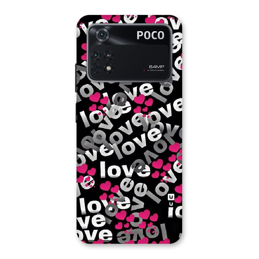 Too Much Love Back Case for Poco M4 Pro 4G