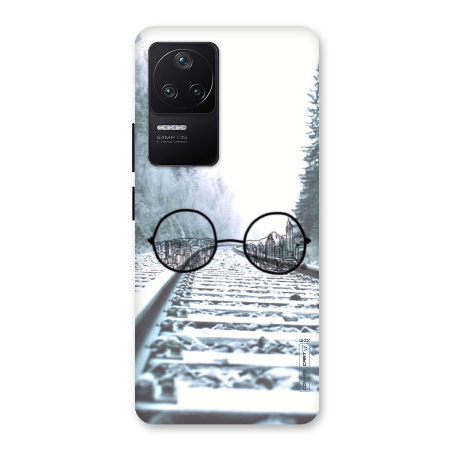 Tracks And Specs Back Case for Poco F4 5G