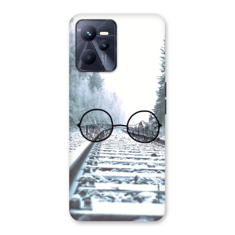 Tracks And Specs Back Case for Realme C35