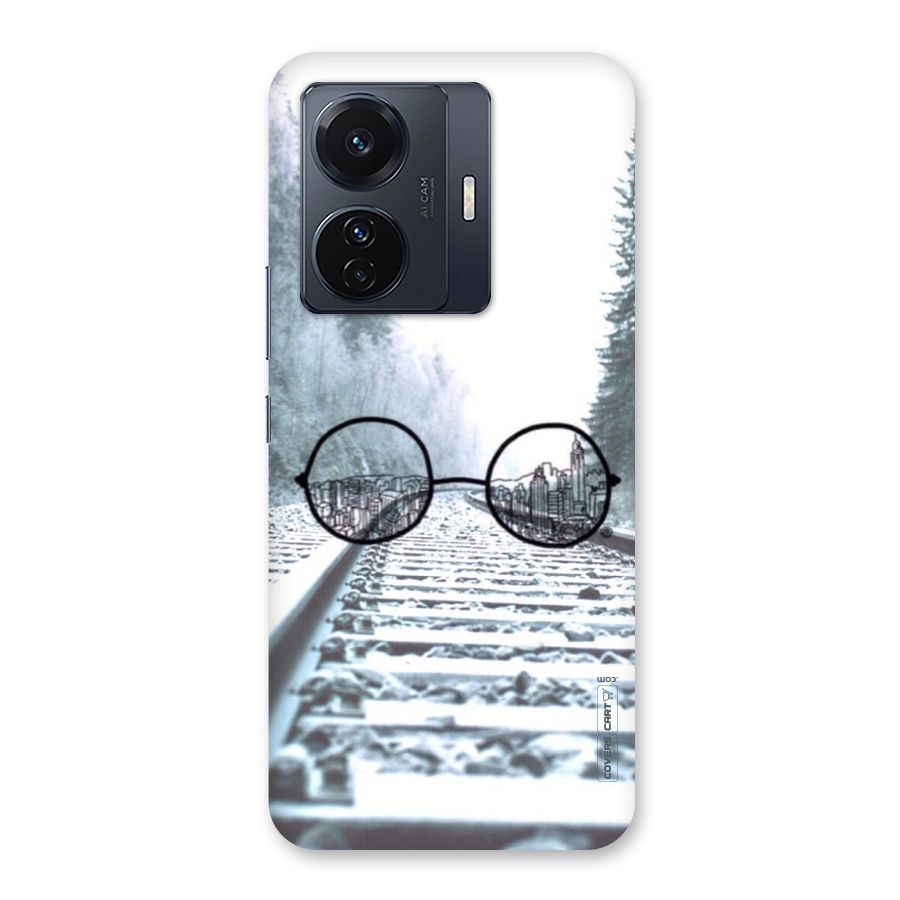 Tracks And Specs Back Case for Vivo T1 Pro